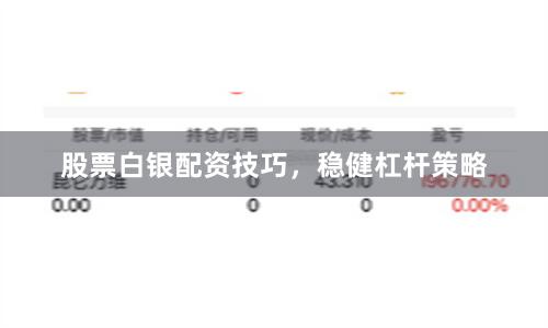 股票白银配资技巧，稳健杠杆策略